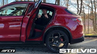 2024 Alfa Romeo Stelvio Veloce Interior Review  A Sporty Red Paradise [upl. by Leilani519]