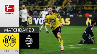 Borussia Dortmund  Borussia Mgladbach 60  Highlights  Matchday 23 – Bundesliga 202122 [upl. by Sammie892]