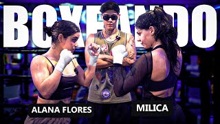 ENTRENANDO BOXEO CON MILICA 🥊 [upl. by Hummel]