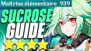 SUCROSE TOP TIER 4★  PAS UNE SOUSVENTI  Guide et Showcase  Genshin Imact [upl. by Panayiotis188]