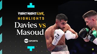 BITTER RIVALS GO TO WAR 🔥🥊  Liam Davies vs Shabaz Masoud  Fight Night Highlights DaviesMasoud [upl. by Nnitsuj]