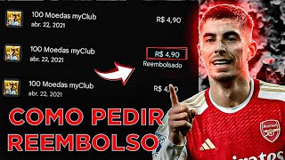 ATUALIZADO COMO PEDIR REEMBOLSO NO EFOOTBALL 2024 MOBILE reembolso Google play [upl. by Strage]