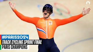 Mens Track Cycling Sprint Final 🚴  Paris Champions [upl. by Riorsson]