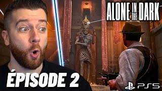 ALONE IN THE DARK REMAKE PS5 LETS PLAY FR 2  JE FAIS QUOI EN ÉGYPTE  😱 JEU COMPLET [upl. by Harvison]