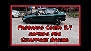 PROBANDO CORSA 24 CHIAPPONE RACING EN PICÓDROMO GANADORES DEL SORTEO [upl. by Avrom]