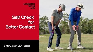 Leadbetter Swing Tip Self Check for Better Contact [upl. by Borlow267]