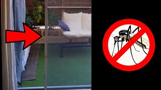 ¡FUNCIONA ⚠️🦟Cómo CREAR una puerta MOSQUITERA corredera de madera FÁCIL y BARATA [upl. by Fugazy]