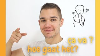 Hoe gaat het 🤔 vocabulaire néerlandais pour débutantsDemander quotcomment ça vaquot en néerlandais🇧🇪🇳🇱 [upl. by Zealand592]