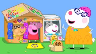 Building A Cardboard House 📦  Peppa Pig Official Full Episodes [upl. by Euqinehs]