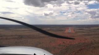 Cessna 172S Skyhawk Landing at Ayers Rock Airport Connellan Airport [upl. by Ive]