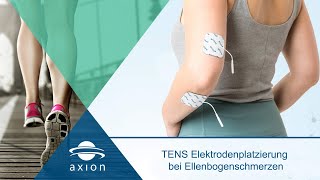 Ellenbogenschmerzen  Elektrodenplatzierung für TENS  axion [upl. by Aiynot275]