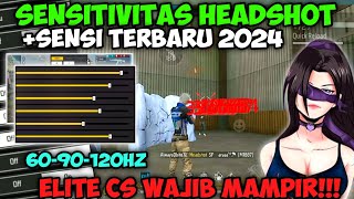 SENSI TERBARU ‼️SENSITIVITAS FF AUTO HEADSHOT 2024 🎯☠️ PAKE SENSI INI AUTO DI TUDUH CHEATER 🔥 [upl. by Nomzaj568]