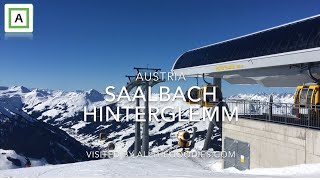 SaalbachHinterglemm ski destination Austria  allthegoodiescom [upl. by Milewski318]