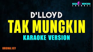 Dlloyd  Tak Mungkin Karaoke Version [upl. by Araz]