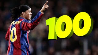 Top 100 Goals Scored By Legendary Football Players [upl. by Buckingham]