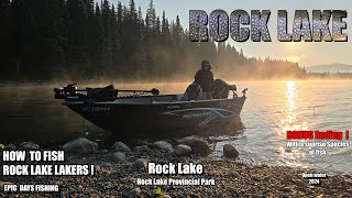 Rock Lake  How to Catch Lake Trout in Rock Lake [upl. by Ilyse]