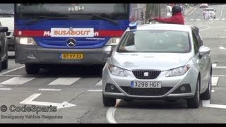 Coche Camuflado de la Policia Nacional  Unmarked Police Car Spain [upl. by Waneta]