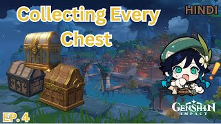 Collect Every Chest From Mondstadt  Genshin Impact Episode 4  HINDI commentary [upl. by Valencia76]