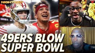 Unc amp Ocho react to 49ers losing Super Bowl to Patrick Mahomes amp Chiefs in overtime  Nightcap [upl. by Savvas]