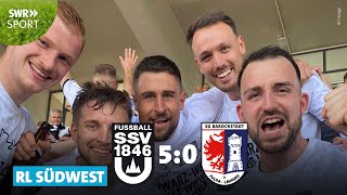 Aufstieg perfekt SSV Ulm 1846 steigt in die 3 Liga auf  SWR Sport [upl. by Drummond]