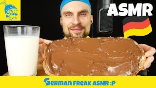 ASMR riesiges Nutellabrot essen ASMR Deutsch  GFASMR [upl. by Nadab434]