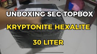 Sec Kryptonite Hexalite 30liters TopBox Unboxing and installation  PCX160 Vlog08 [upl. by Hedve564]