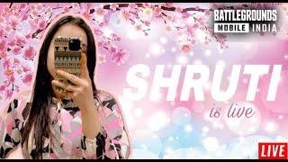 PLAYING WITH MY PRO SUBSCRIBERS 💥💥 SHRUTI IS LIVE girlgamer bgmilive bgmi [upl. by Assirram197]