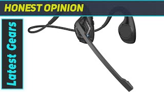 Giveet Bluetooth 53 Headset Review OpenEar Design amp Clear Calls [upl. by Aihsat535]