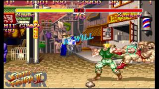 SSFII Super street fighter II Combos Collection 100 HD [upl. by Oinotla504]