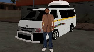 THE TAXI DRIVER EPISODE 1 SEASON 1 GTASA ANDROID  TOYOTA QUANTUM HIACE [upl. by Yngad333]