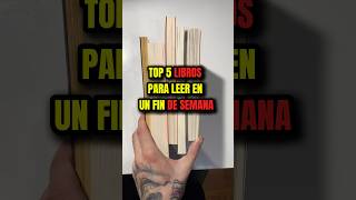 📚 5 LIBROS DE DESARROLLO PERSONAL PARA LEER ESTE FIN DE SEMANA librosrecomendados libroscortos [upl. by Atinuaj]