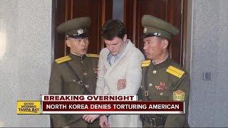 North Korea denies torturing American detainee Otto Warmbier [upl. by Seften]