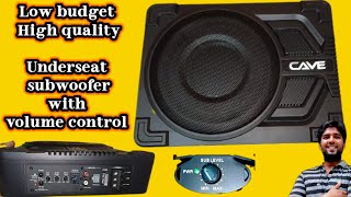 Cave high quality underseat subwoofer  low budget underseat subwoofer  SJ  cave underseatsub [upl. by Dnamron]