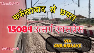 Farrukhabad to Lucknow15084 Utsarg Express FBD ki sabse Important train☺️ [upl. by Latsyc]