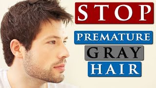 How to PREVENT premature GRAY HAIR  4 GRAY HAIR TIPS [upl. by Annahoj]