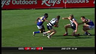 Round 7 Geelong West Coast Eagles 2007 AFL Matthew Scarlett [upl. by Nosrac]