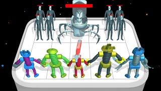 SCREW MAN RUN  Merge Run Master Skibidi Fight Battle Simulator Level Up THE SCREWMAN [upl. by Suzanne]