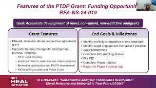 PTDP Webinar Focus on NonAddictive Analgesic Therapeutics Development [upl. by Dante197]