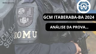 GCM ItaberabaBA 2024 Prova [upl. by Finkelstein]