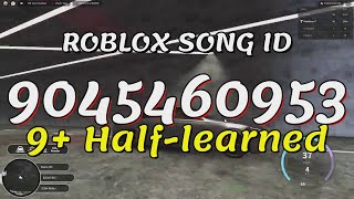 9 Halflearned Roblox Song IDsCodes [upl. by Euqinue]