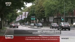 Sept nouvelles rues pour la braderie de Lille [upl. by Mariano503]