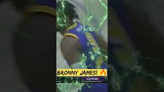 Bronny James with his first bucket at the GLeague 🔥 bronnyjames carleysports bronnyjamesjr [upl. by Lowrie635]