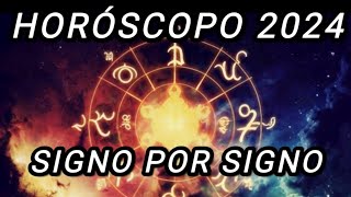 ZODIACO 2024 SIGNO POR SIGNO Horóscopo Personalizado para el Próximo Año 2024 Según las Estrellas [upl. by Icyaj]