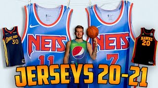 Reaccionando a las NUEVAS CAMISETAS para la NBA 2020  2021 [upl. by Ellennej]