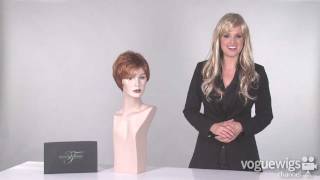 Tony of Beverly Aubrey Wig Review  Styling Video [upl. by Anayit]