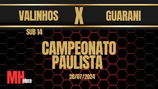 Valinhos x Guarani sub 14 [upl. by Redneval143]