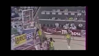 Arvydas Sabonis vs Brazil 1986 World Championship [upl. by Rez674]