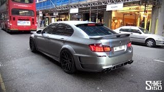 Hamann BMW M5 F10  Matte Grey with MPower Stripes [upl. by Melania]