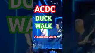 ACDC 🔥Duck Walk Angus Amsterdam concert angus PowerUpTour acdclive young [upl. by Eirojram813]