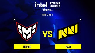 Heroic проти NAVI  IEM Rio 2024 [upl. by Helmer]